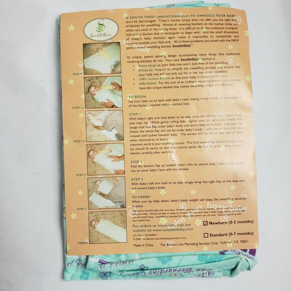 Swaddle Baby Unisex San Bernardino California Womens Infants Kids Swaddle - Picture 4 of 5